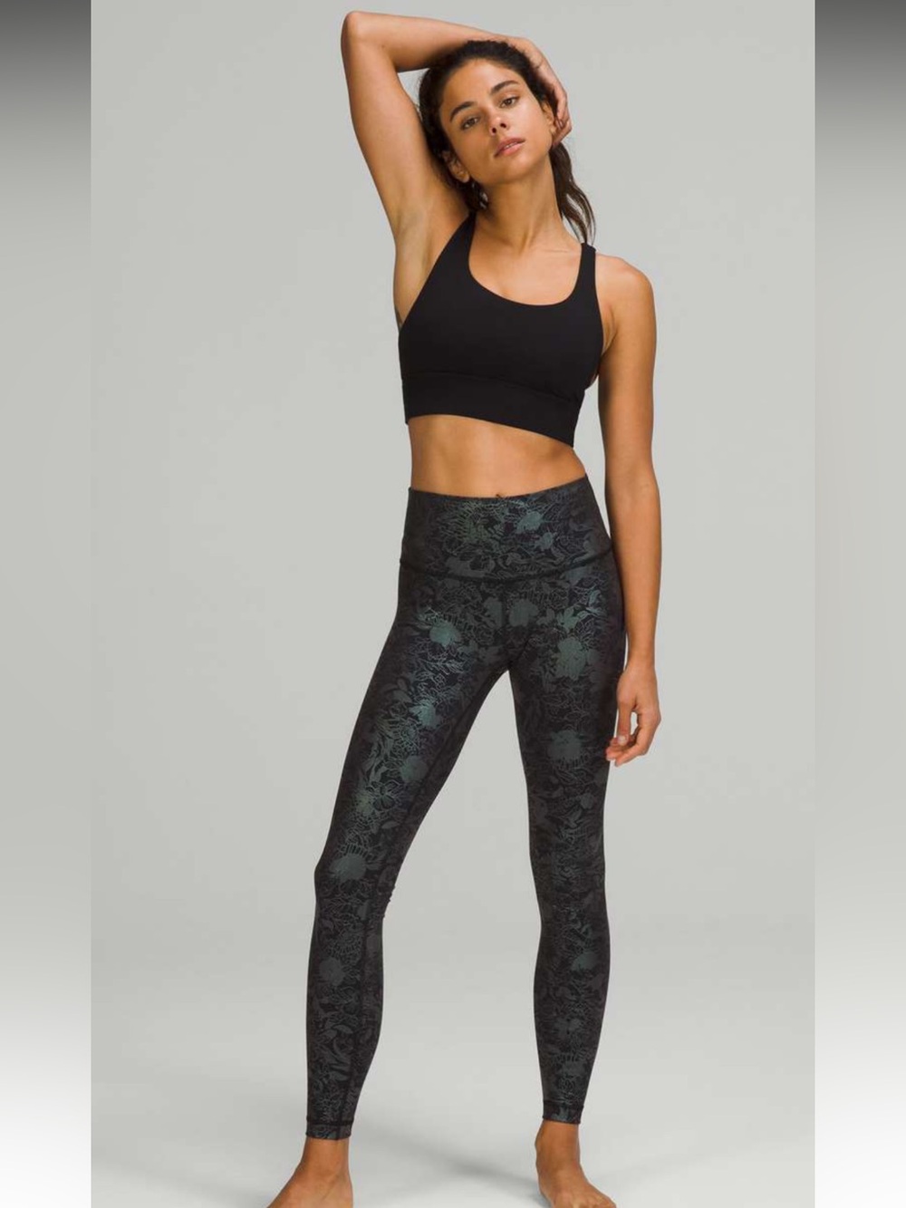 Lululemon Wunder Under HR Tight Luxtreme Shine Flourish Iridescent Foil 6